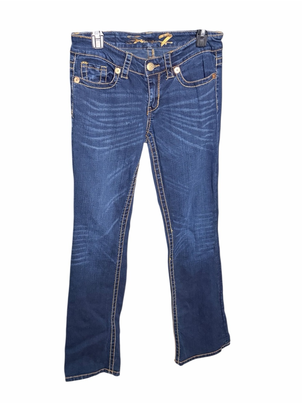 Seven7 Dark Blue Women's Boot Cut Jeans